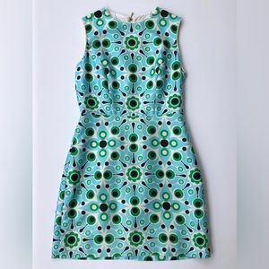 Kate Spade Dress Solar Miriam Sheath Silk/Cotton Blend Dress - Size 4